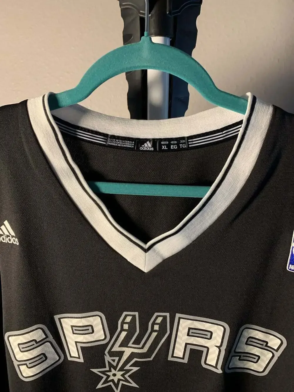 Adidas NBA San Antonio Spurs Kawhi Leonard #2 Black Jersey Men's Size XL
